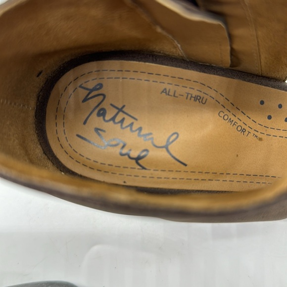Natural Soul Brown Heels Sz 8.5 MCH6358 - Picture 7 of 7